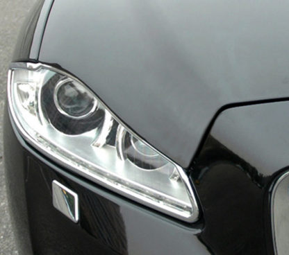ABS Chrome Head Light Bezel 2010 - 2013 Jaguar XJ-Series