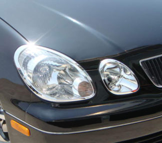 ABS Chrome Head Light Bezel 1998 - 2005 Lexus GS-Series