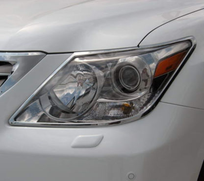 ABS Chrome Head Light Bezel 2008 - 2013 Lexus LX-Series