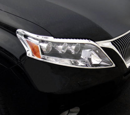 ABS Chrome Head Light Bezel 2010 - 2012 Lexus RX-Series