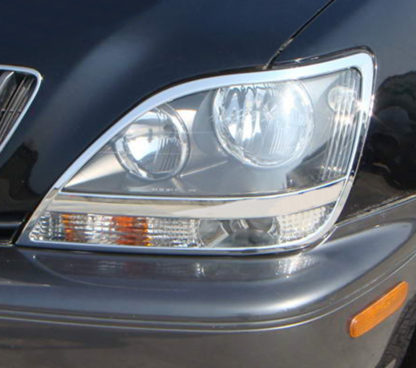 ABS Chrome Head Light Bezel 1999 - 2003 Lexus RX-Series