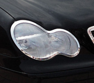 ABS Chrome Head Light Bezel 2001 – 2007 Mercedes-Benz C-Class-W203