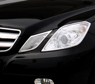 ABS Chrome Head Light Bezel 4-Pc 2010 – 2013 Mercedes-Benz E-Class-W207-Coupe