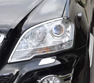 ABS Chrome Head Light Bezel 2009 – 2011 Mercedes-Benz ML-Class-W164