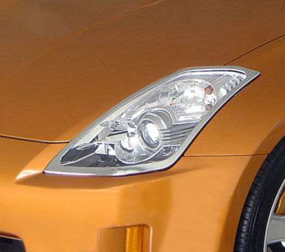 ABS Chrome Head Light Bezel 2003 - 2008 Nissan 350Z