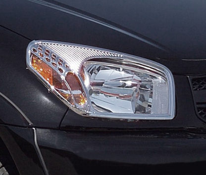 ABS Chrome Head Light Bezel 2001 - 2005 Toyota Rav4