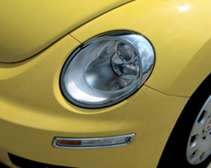 ABS Chrome Head Light Bezel 2006 - 2010 Volkswagen New-Beetle