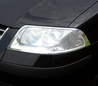 ABS Chrome Head Light Bezel 2001 - 2005 Volkswagen Passat