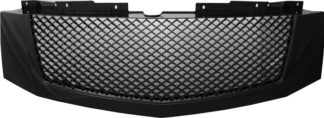 72R-CAESC07-GME-BK ABS Glossy Black Bentley Mesh Style Replacement Grille (Not Fit Platinum Edition)