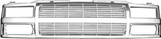 72R-CHC1094-PBL ABS Chrome Horizontal Billet Style Replacement Grille