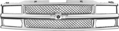 72R-CHC1094-PME ABS Chrome Mesh Style Replacement Grille
