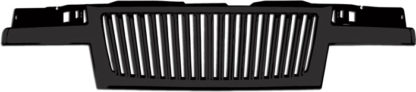 72R-CHCOL04-GVB-BK ABS Gloss Black Vertical Thin Bar Style Replacement Grille