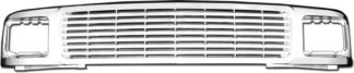 72R-CHS1094-PBL ABS Chrome Horizontal Billet Style Replacement Grille