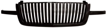 72R-CHSIL03-GVB-BK ABS Glossy Black Vertical Bar Style Replacement Grille