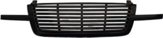72R-CHSIL03-OBL-BK ABS Black Horizontal Style Replacement Grille