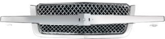 72R-CHSIL03-POE-TEX ABS Chrome Texas Edition Factory Style Replacement Grille