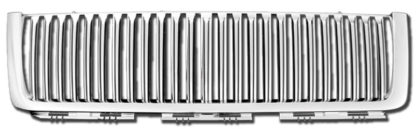 72R-CHSIL07-GVB ABS Chrome Vertical Bar Style Replacement Grille