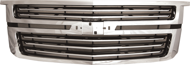 2015 2016 Chevy Tahoe Abs Chrome Factory Ltz Style Replacement Grille
