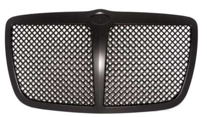 72R-CR30005-PME-BK ABS Black Mesh Style With Midle Bar Replacement Grille