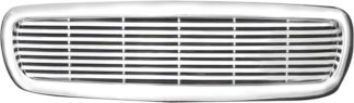72R-DODUR98-PBL ABS Chrome Horizontal 8 Bar Replacement Grille