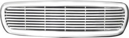 72R-DODUR98-PBL ABS Chrome Horizontal 8 Bar Replacement Grille