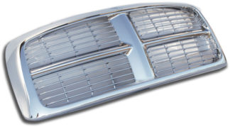 72R-DORAM02-COE ABS All Chrome OEM Style Replacement Horizontal Grille