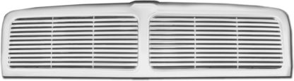 72R-DORAM94-PBL ABS Chrome Horizontal Billet with Middle Vertical Bar Style Replacement Grille