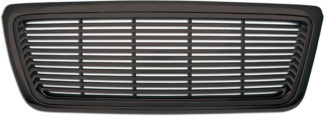 72R-FOF1504-GBL-BK ABS Black Horizontal Billet Style Replacement Grille