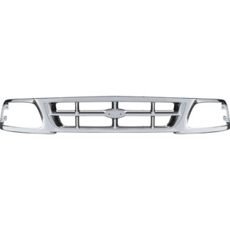 72R-FOF15972WD-POE ABS All Chrome Factory Style Replacement Main Grille