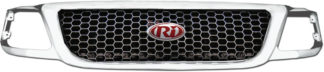 72R-FOF1599-POE-HON ABS Chrome Honeycomb Grille Replacement