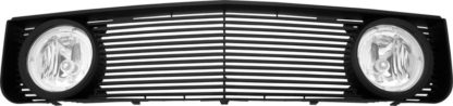72R-FOMUS05VL-GBL-BK ABS Black Horizontal Billet Style with Fog Lamp Kit Replacement Grille - Top