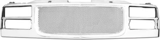 72R-GMC1094-PDN ABS Chrome Denali Circle Hole Mesh Style Replacement Grille