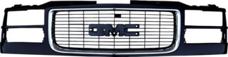 72R-GMC1094-POE-CB / 94-99 Yukon without Denali  ABS All Chrome OE Style Replacement Grille with Composite Head Lamp type