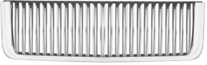 72R-GMSIE07-GVB ABS Chrome Vertical Bar Style Replacement Grille
