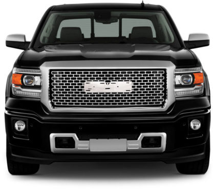 72R-GMSIE14-GDN ABS Chrome Denali Style Replacement Grille with Emblem Recess