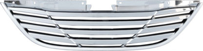 72R-HYSON11-GOE ABS Chrome Factory Style Replacement Grille (No Base for Emblem)