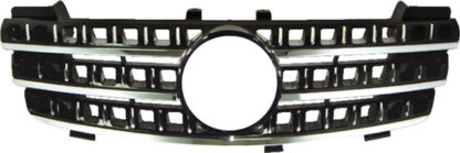 72R-MBMW16406-BC ABS Replacement Grille - Black/Chrome (Use OEM Emblem 163 888 00 86 - included)