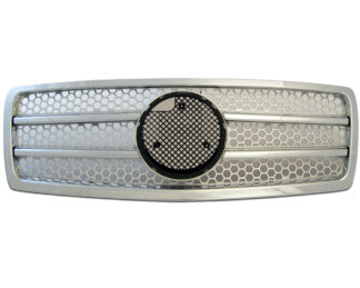 72R-MBSW14092-SC ABS Replacement Grille - Silver/Chrome (Use OEM Emblem 638 888 00 86 - included)