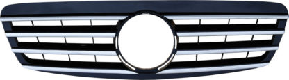 72R-MBSW22000-BC ABS Replacement Grille - Black/Chrome (Use OEM Emblem 638 888 00 86 - included)