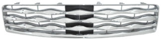 72R-NIMAX09-GWB ABS Chrome Wave Bar Style Replacement Grille