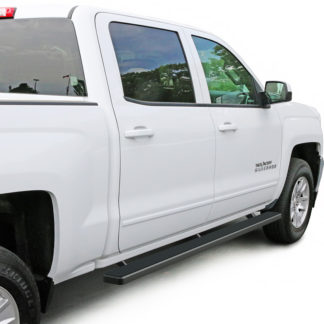 iStep 4 Inch Running Boards 2007-2018 Chevrolet Silverado / GMC Sierra 1500 Crew Cab 2007-2018 Chevrolet Silverado / GMC Sierra 2500/3500 Crew Cab (Incl. Diesel Models With DEF Tanks)
