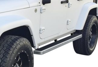 iStep 4 Inch Running Boards 2007-2018 Jeep Wrangler JK 4Dr (Factory sidesteps or rock rails have to be removed)