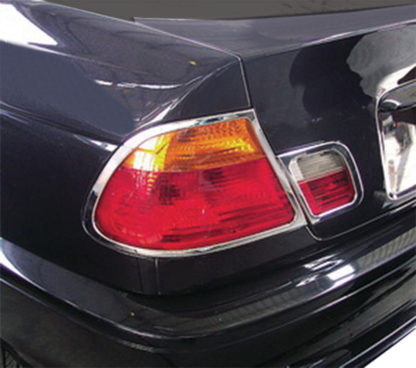 ABS Chrome Tail Light Bezel 4-Pc 2000 - 2003 BMW 3-Series