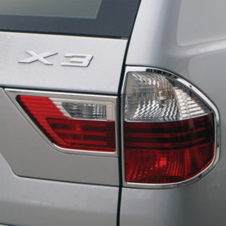 ABS Chrome Tail Light Bezel 4-Pc 2004 - 2010 BMW X3