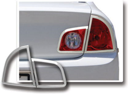 ABS Chrome Tail Light Bezel 4-Pc 2008 - 2012 Chevy Malibu