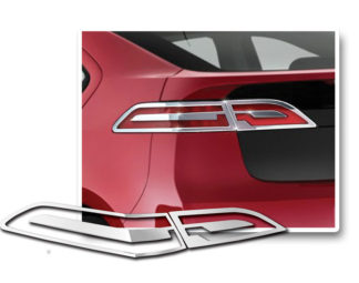 Stainless Steel Chrome Tail Light Bezel 4-Pc 2011 – 2013 Chevy Volt