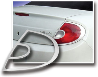 ABS Chrome Tail Light Bezel 2000 - 2002 Dodge Neon