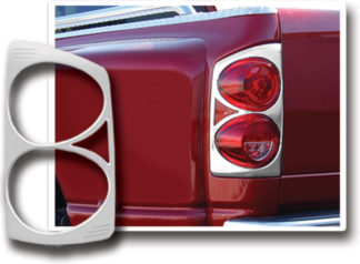 ABS Chrome Tail Light Bezel **SPECIAL** 2007 - 2008 Dodge Ram