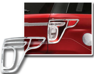 ABS Chrome Tail Light Bezel 2011 - 2014 Ford Explorer