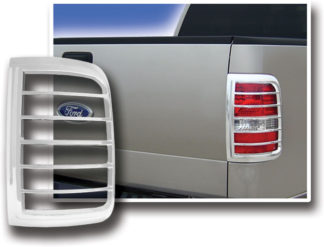 ABS Chrome Tail Light Bezel 2004 – 2008 Ford F150-Styleside | F150 Fleetside
